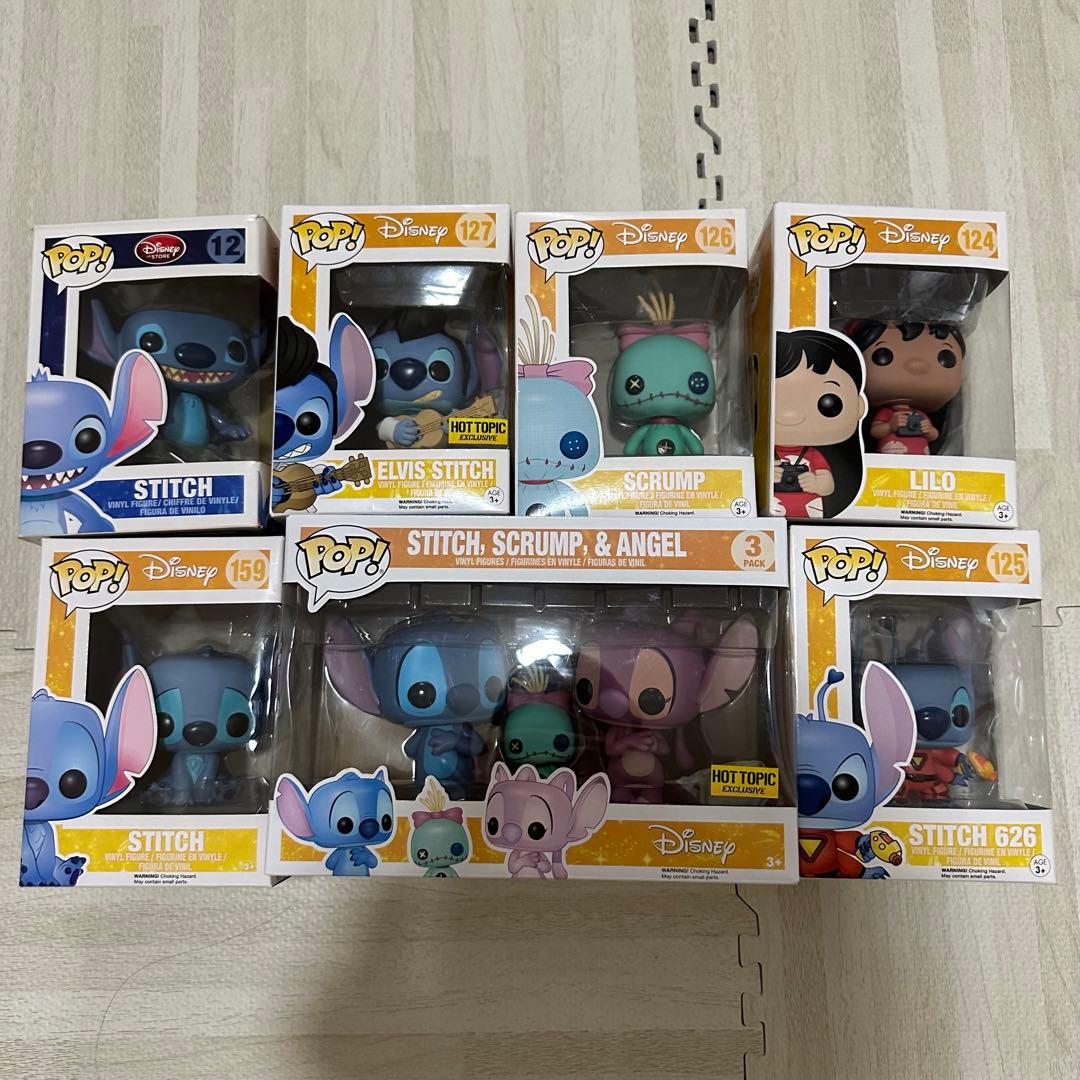 スティッチpopフィギュアセット