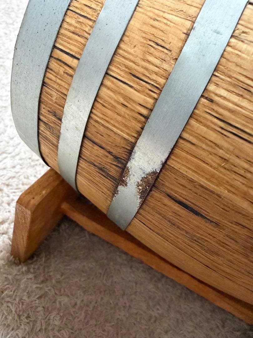 天使のミニ樽 2リットル（シルバー6本タガ）