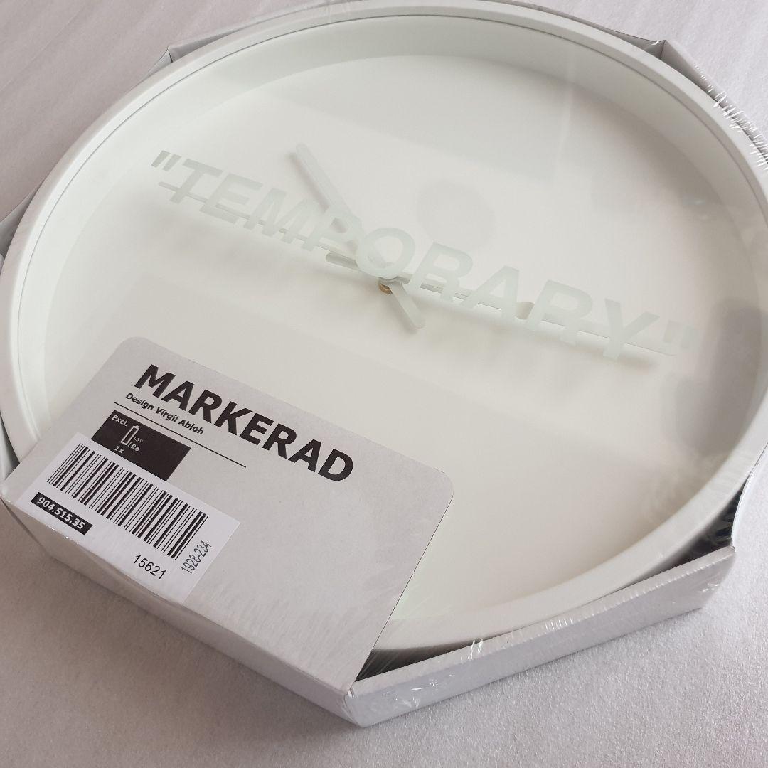 IKEA Virgil Abloh MARKERAD 壁掛時計 ウォールクロック