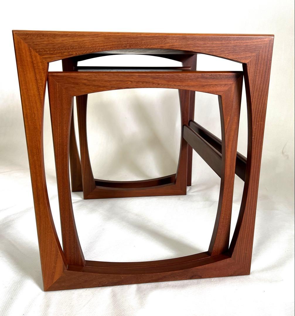 チーク材・ネストテーブル・G-PLAN・イギリスアンティーク・送料込み