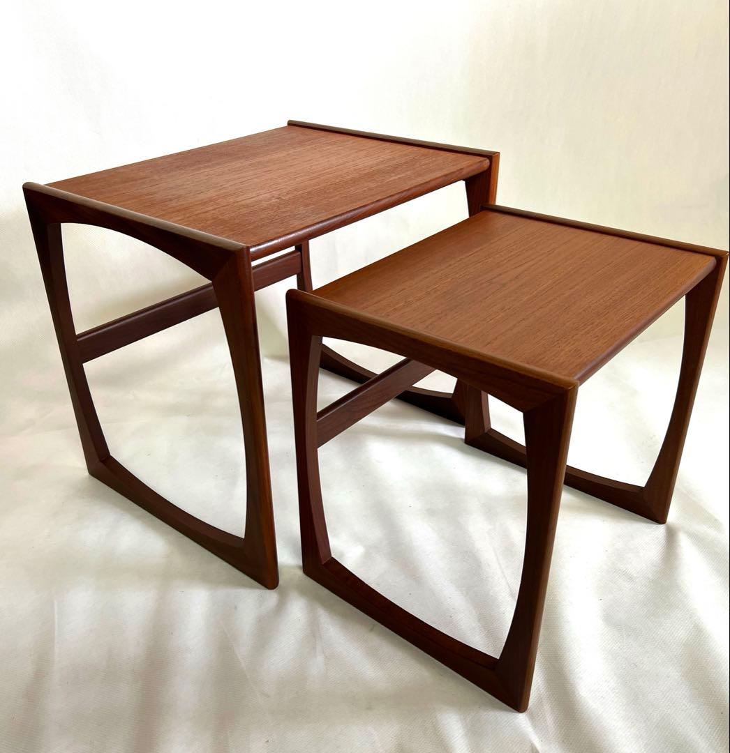 チーク材・ネストテーブル・G-PLAN・イギリスアンティーク・送料込み