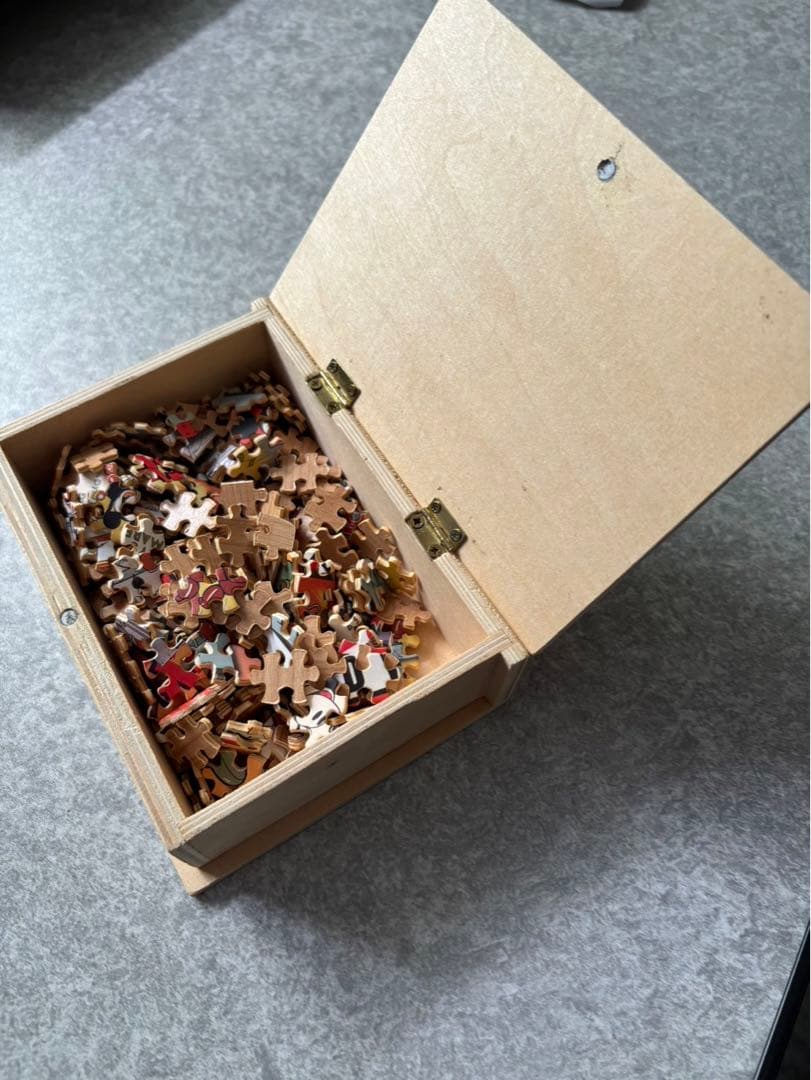 【希少】ディズニー　ウッディパズル　ミッキー　300ピーフレーム付き