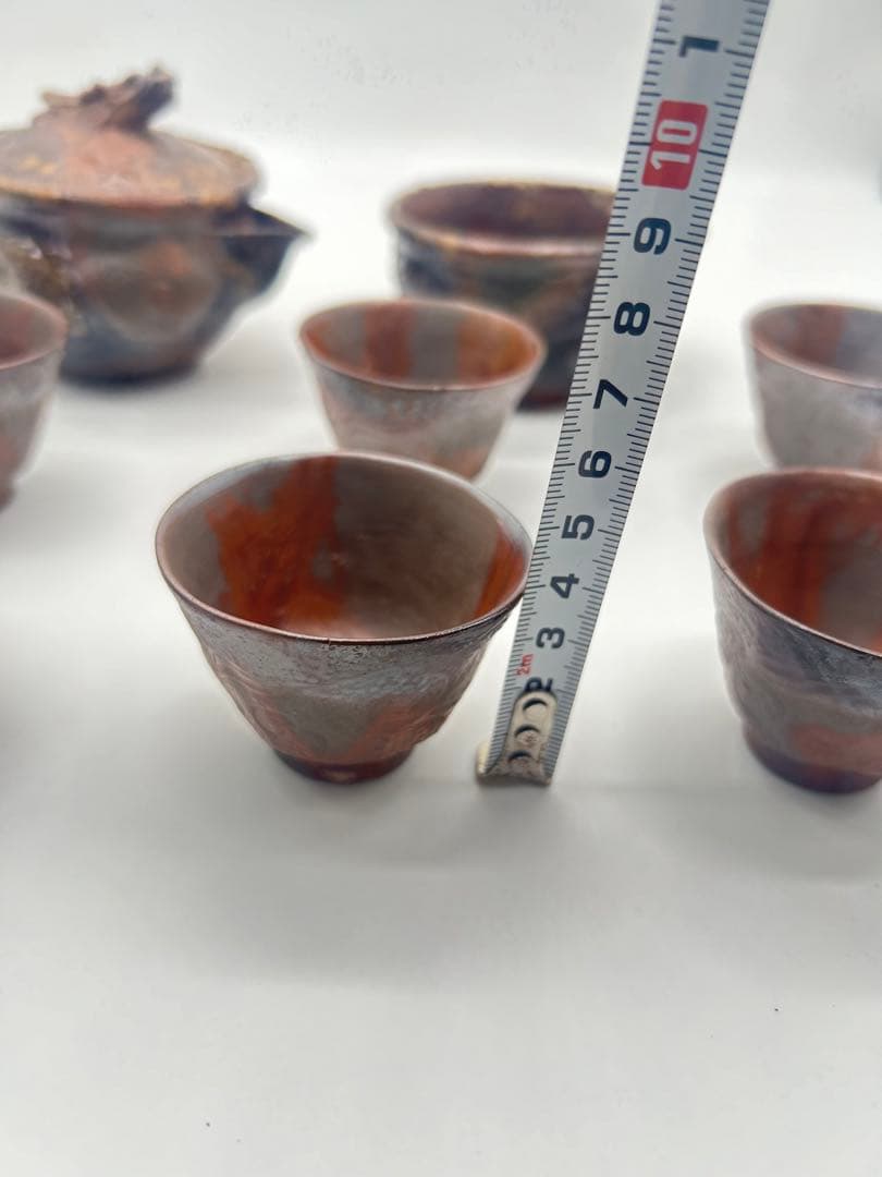茶道具セット 宝瓶 茶碗7個と急須 身在名