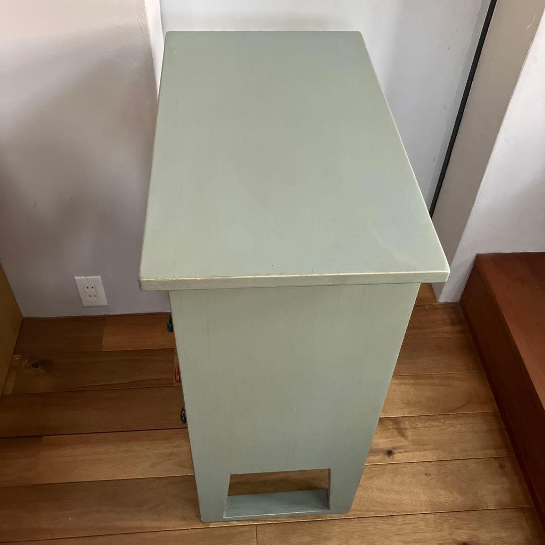 カラフルな木製チェスト 4段引き出し