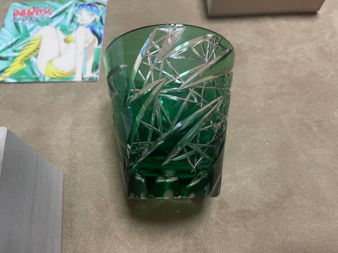 うる星やつら 江戸切子グラス 値下げしました。