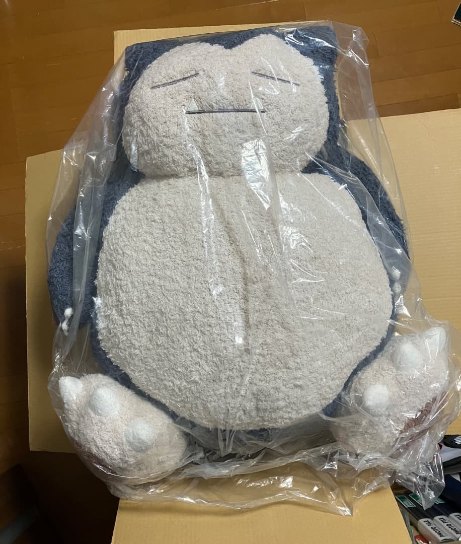 正規品　ジェラートピケ カビゴン　クッション　ぬいぐるみ