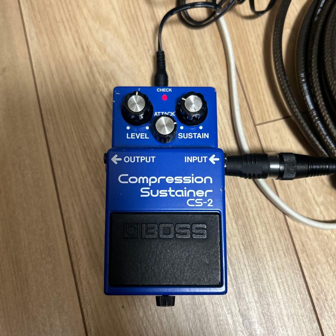 【中古】BOSS コンプレッサー 80年代製 CS-2 日本製 動作確認済み