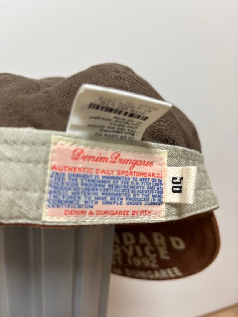 DENIM DUNGAREE Ｂパッチ　ワッペン　キャップ　58