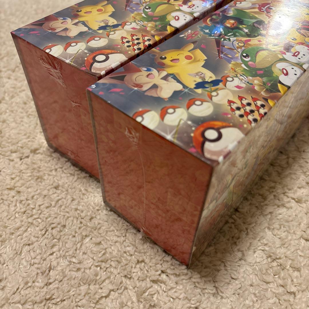 シュリンク付きポケモンカードボックス3個セット！