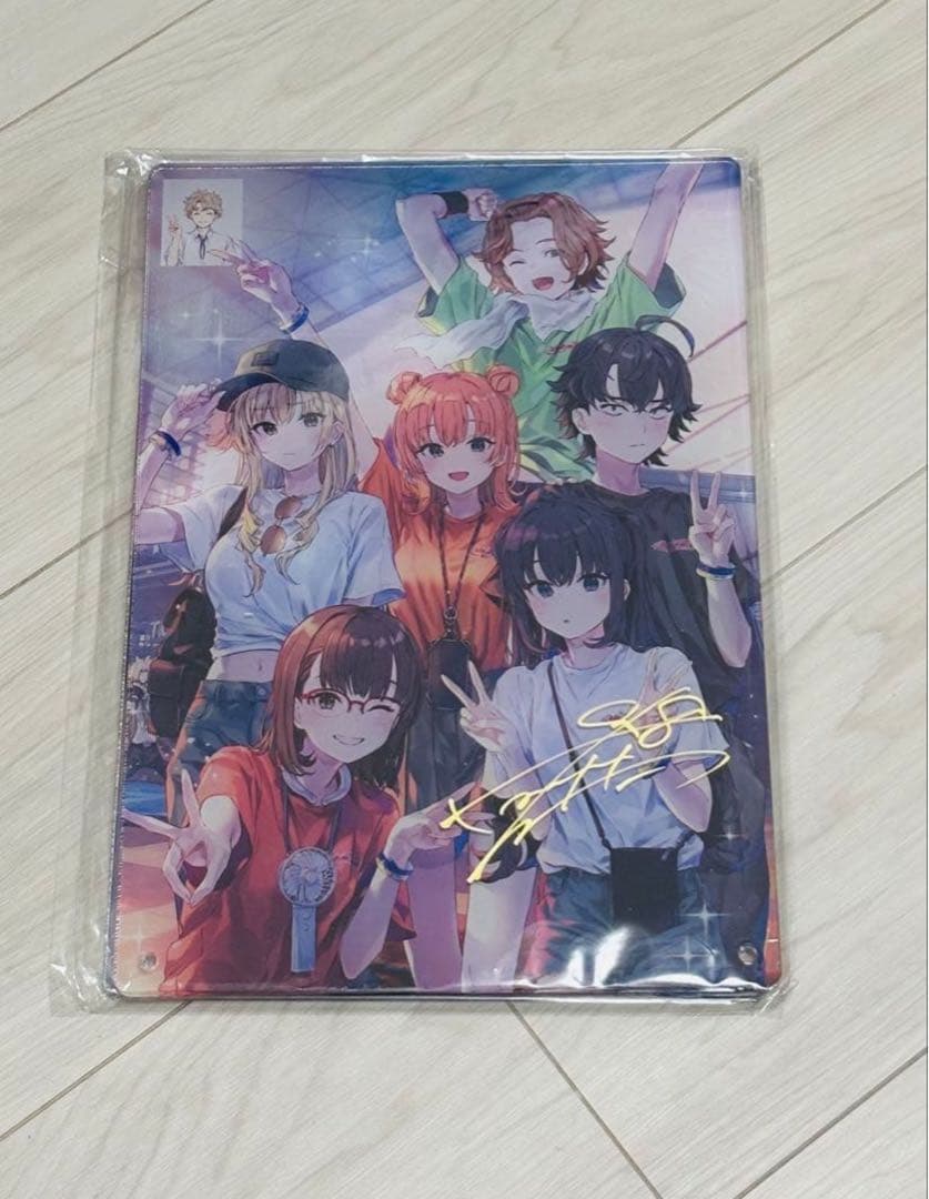 俺ガイル　雪ノ下雪乃　アクリルパネル　ぽんかん⑧ 直筆サイン入り　原画