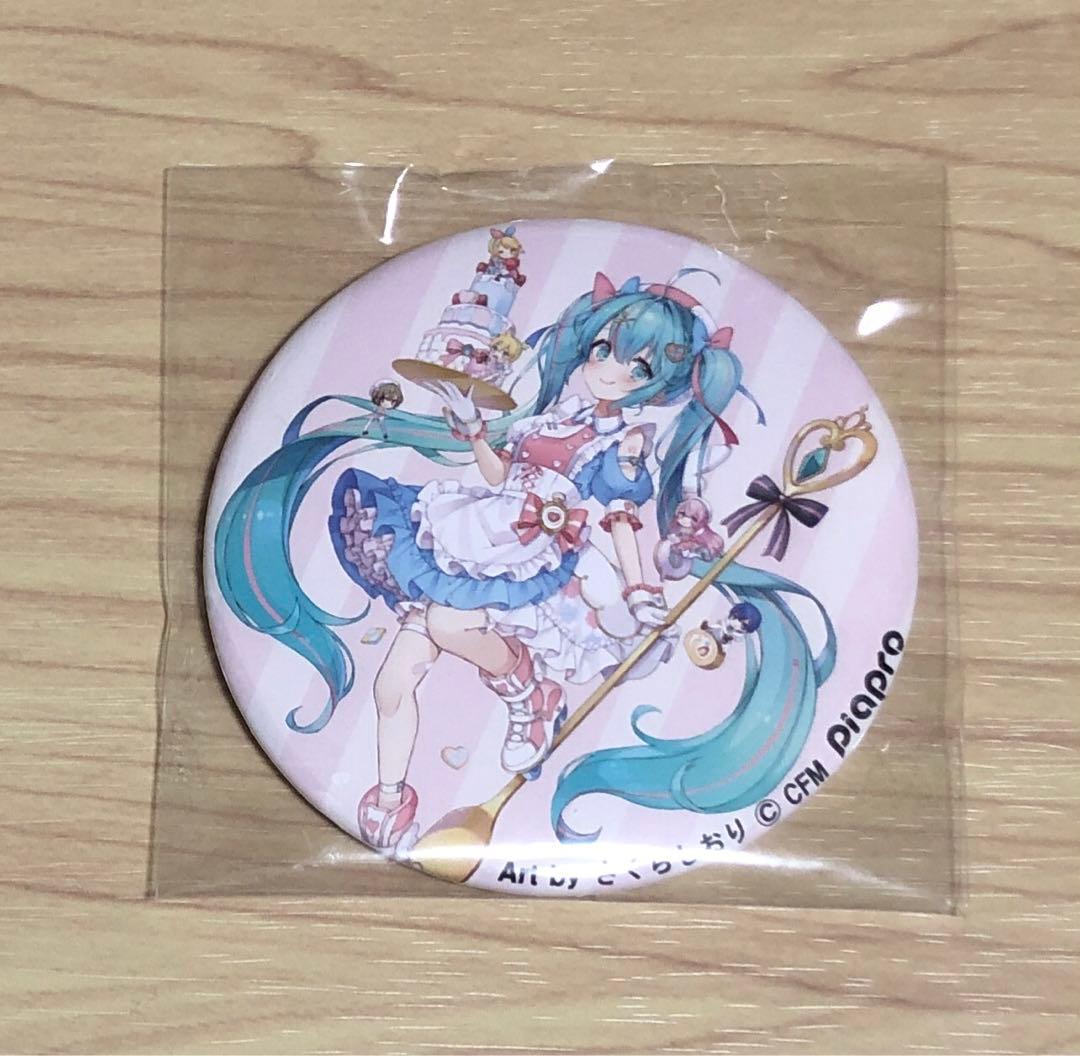 初音ミク 不二家 さくらしおり 缶バッジ