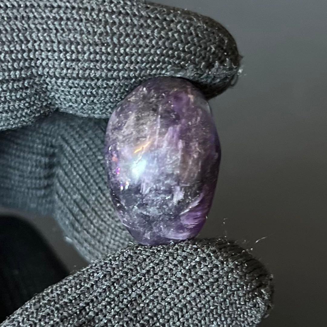 古墳時代 出雲形 勾玉 紫水晶◎美形 ころっと可愛い小ぶり奈良県伝承 古代装身具