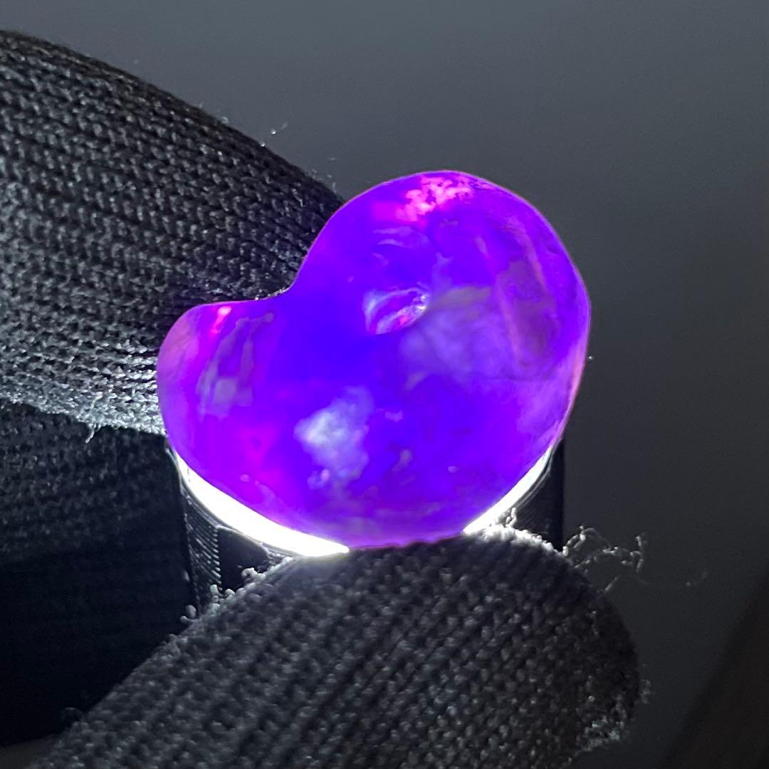 古墳時代 出雲形 勾玉 紫水晶◎美形 ころっと可愛い小ぶり奈良県伝承 古代装身具