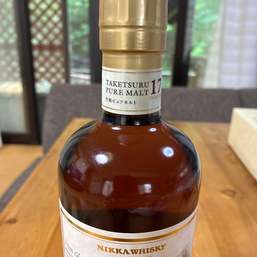 竹鶴 PURE MALT 17年 新品　箱付　ニッカウイスキー　700mm⭐︎
