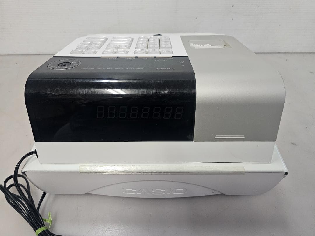 仙台～良好品/カシオ レジスター 8部門 小型ドロア SE-S20WE ホワイト