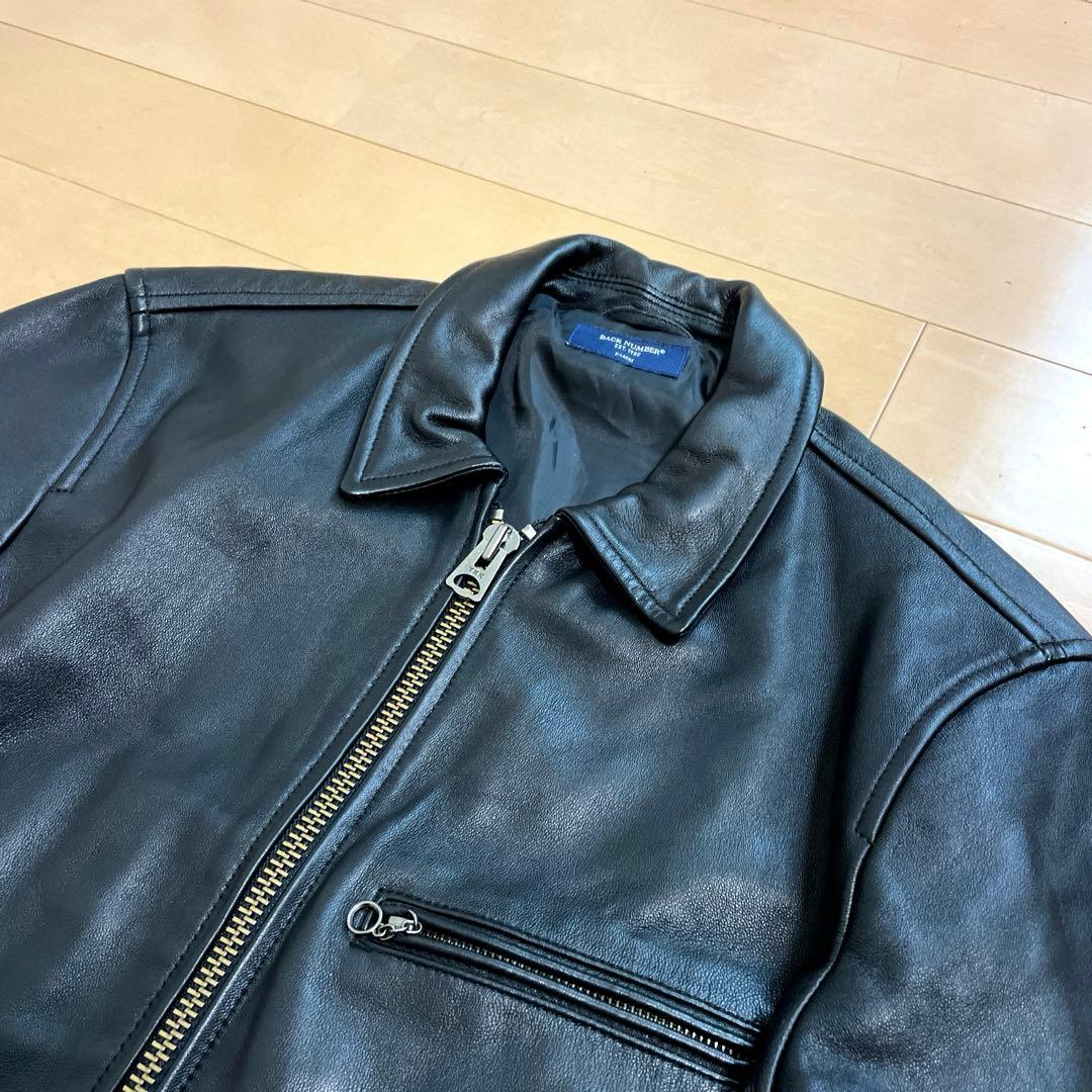 完売！BACK NUMBER 羊革 ライダース ジャケット バックナンバー XL