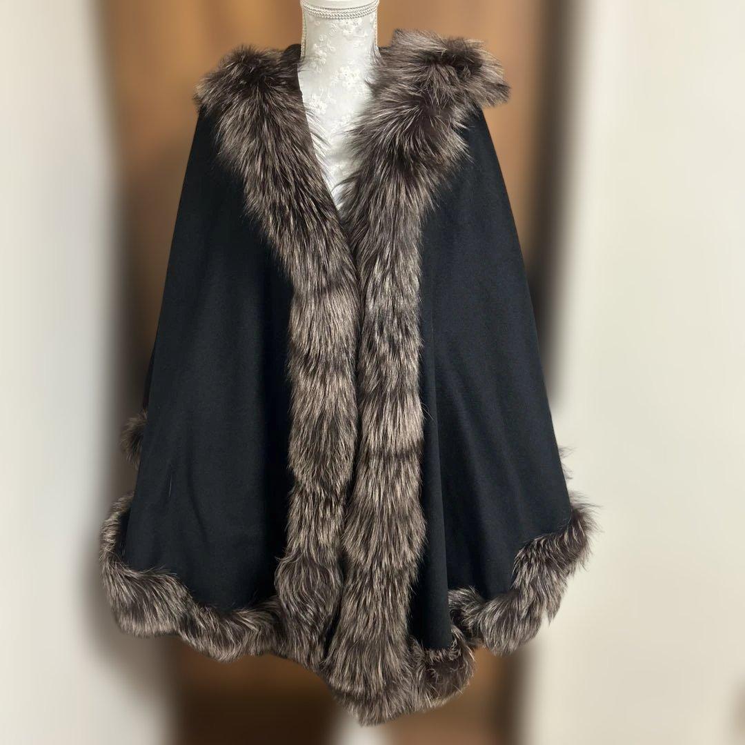 マント　和装コート フリーサイズ　リバーシブル