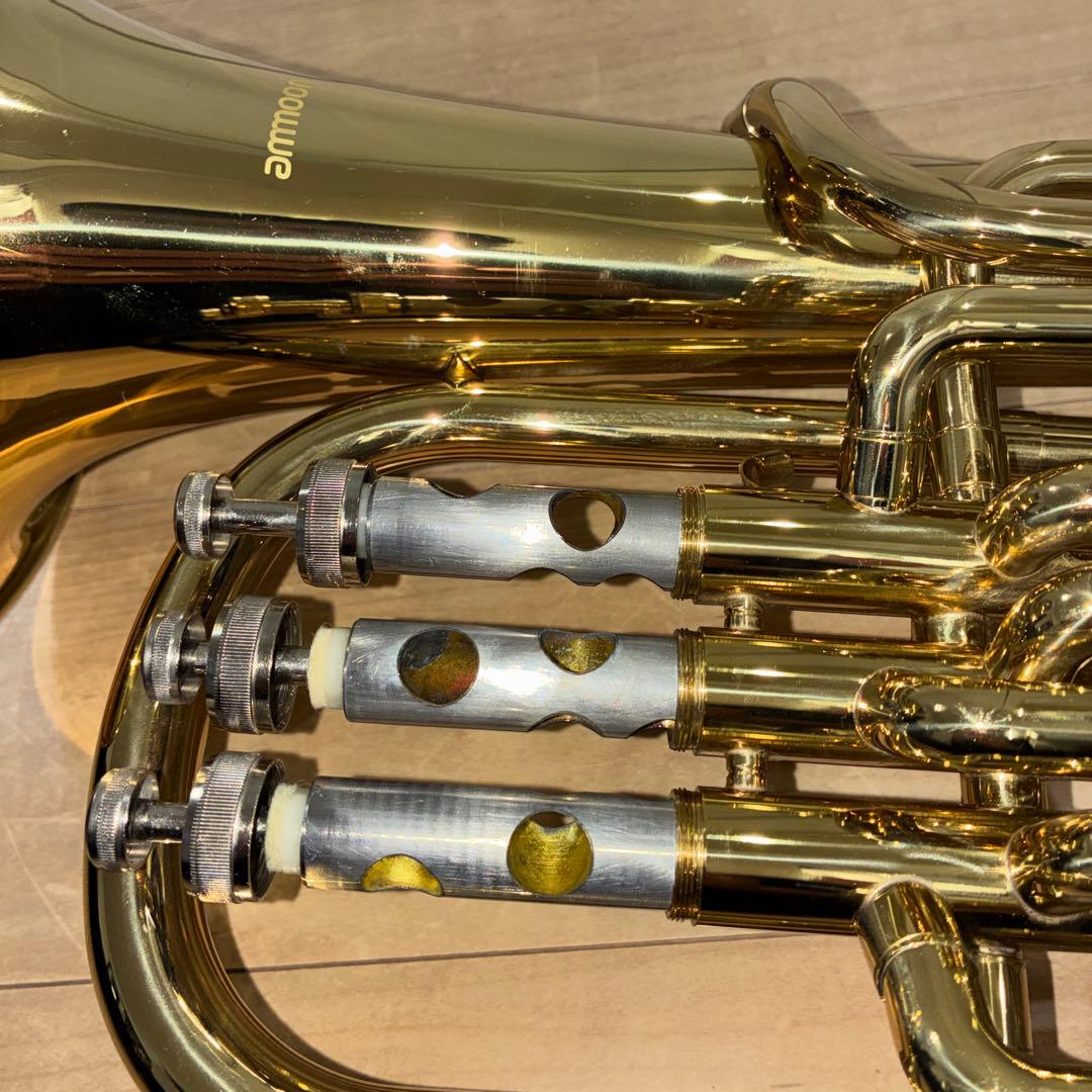 希少　美品　メンテ済み　amoon ユーフォニアム 本体 ケース付き