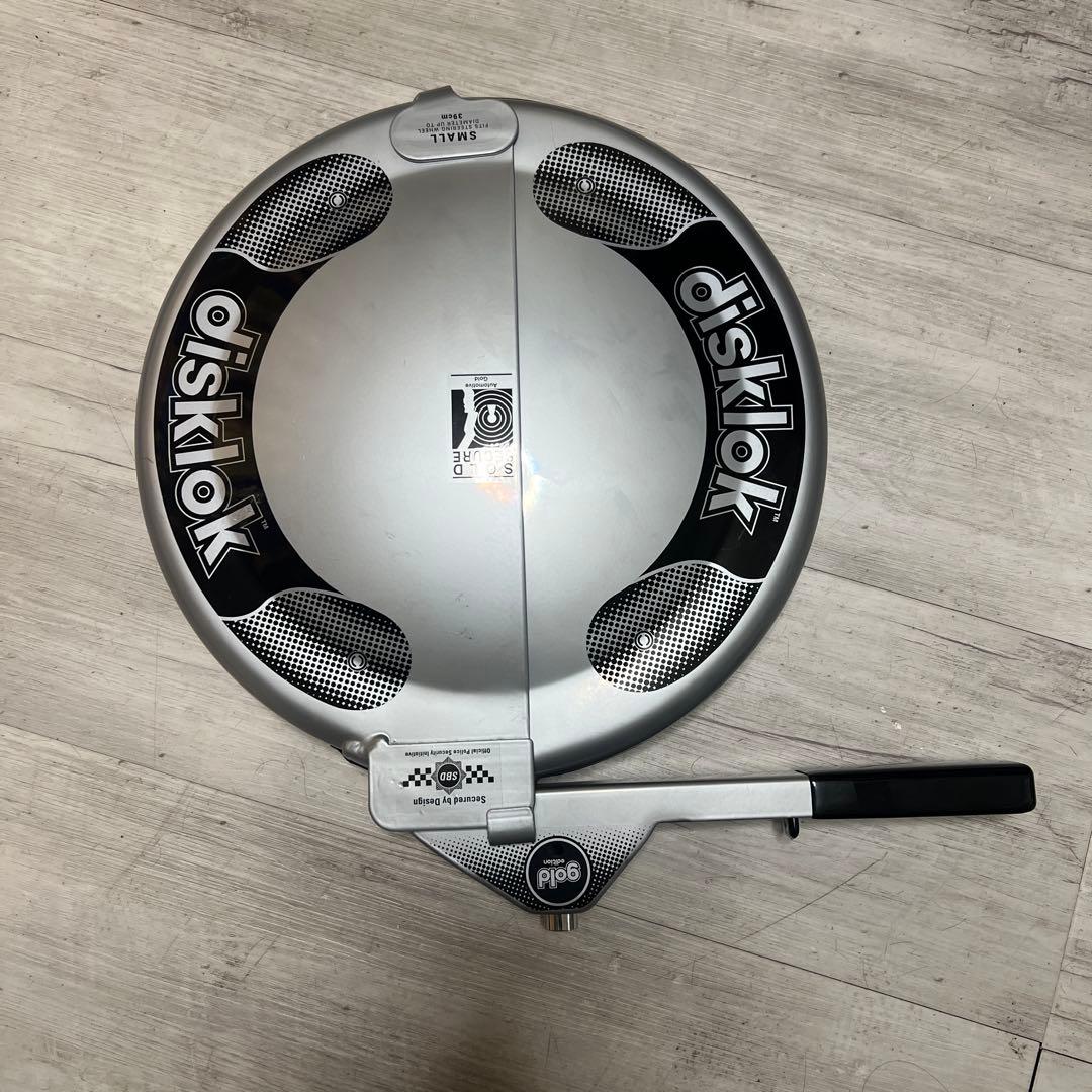 disklok ステアリングロック シルバー盗難防止フルセットランクル300