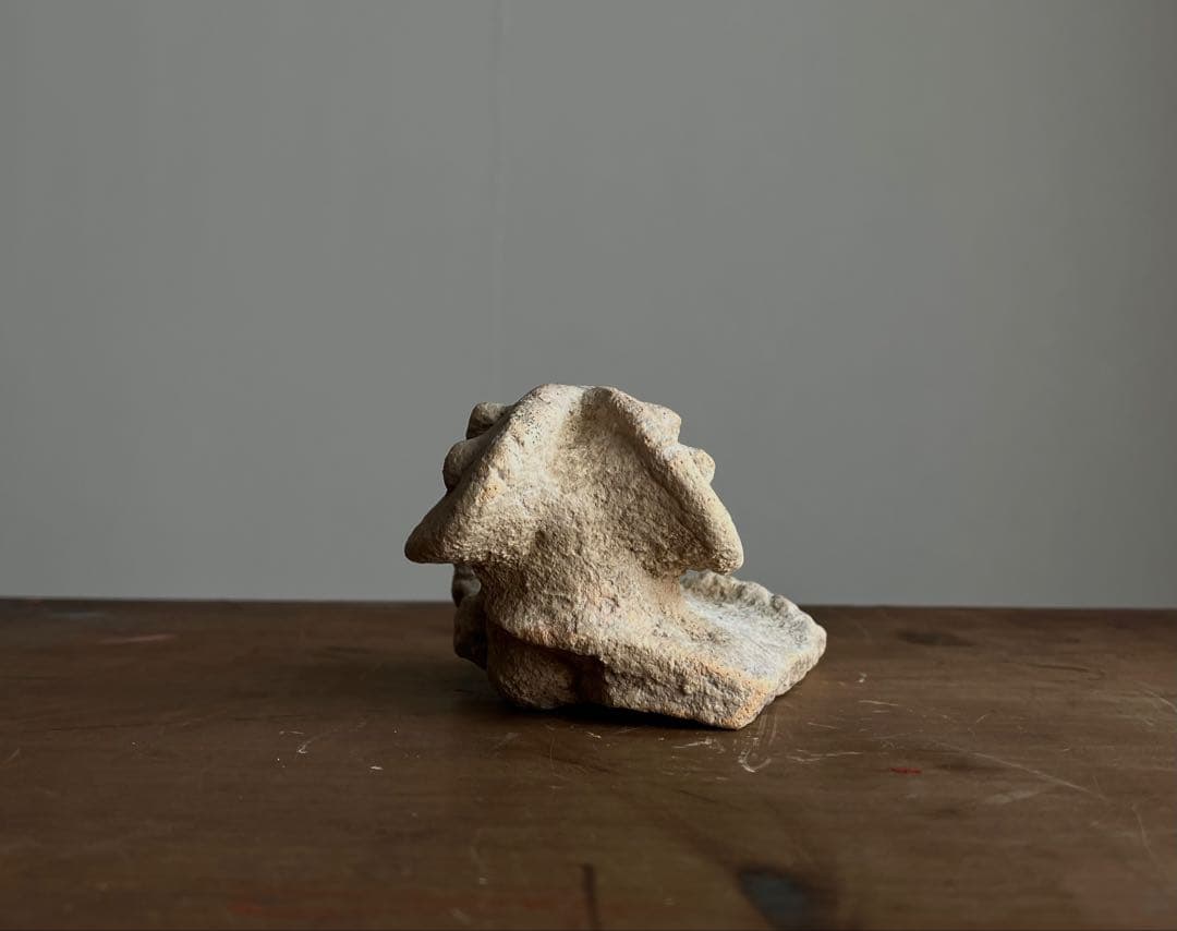 【美しい、、古代中国の羊像 新石器時代後期頃 前3000～2000年】骨董発掘