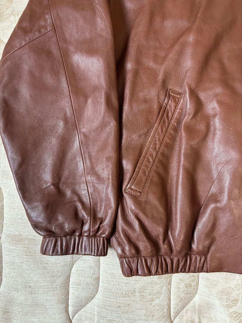 ラルフローレン　レザージャケット　スイングトップ　ポニーなし　90s A2