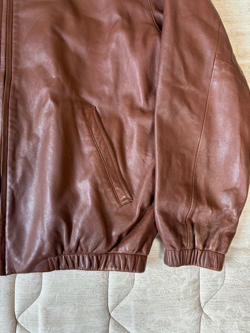 ラルフローレン　レザージャケット　スイングトップ　ポニーなし　90s A2