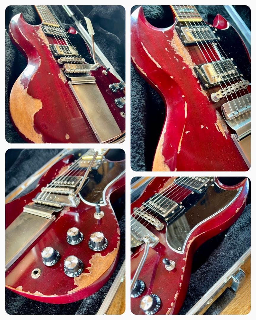 Hard Aged ‘65 SG replica Vibrola-unit
