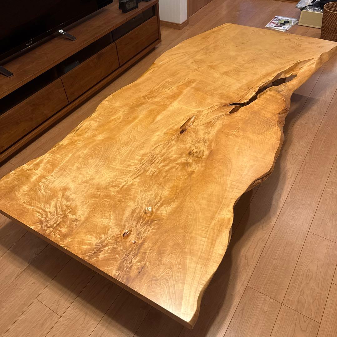 無垢材　一枚板　ダイニングテーブル