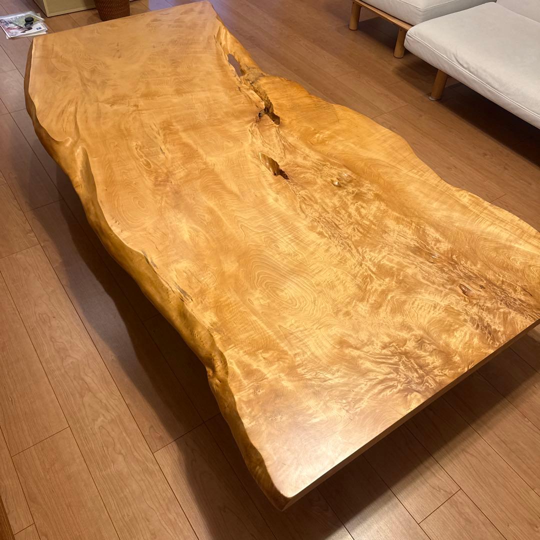 無垢材　一枚板　ダイニングテーブル