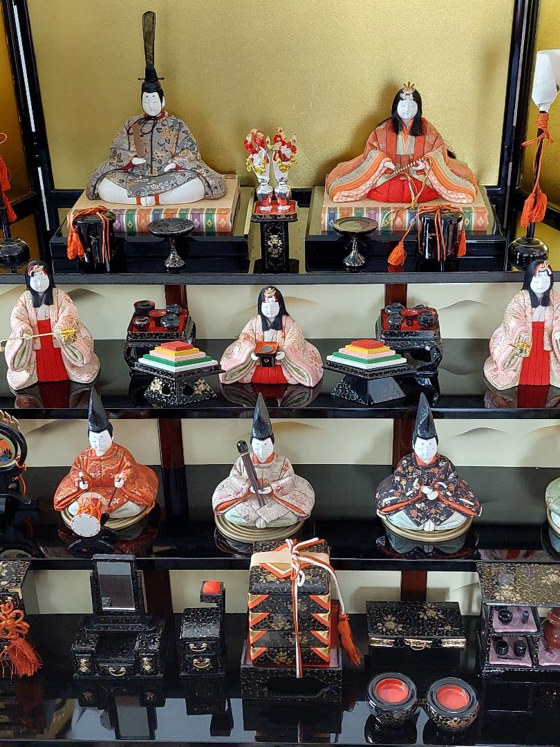 真多呂　雛人形　5段飾り　セットA