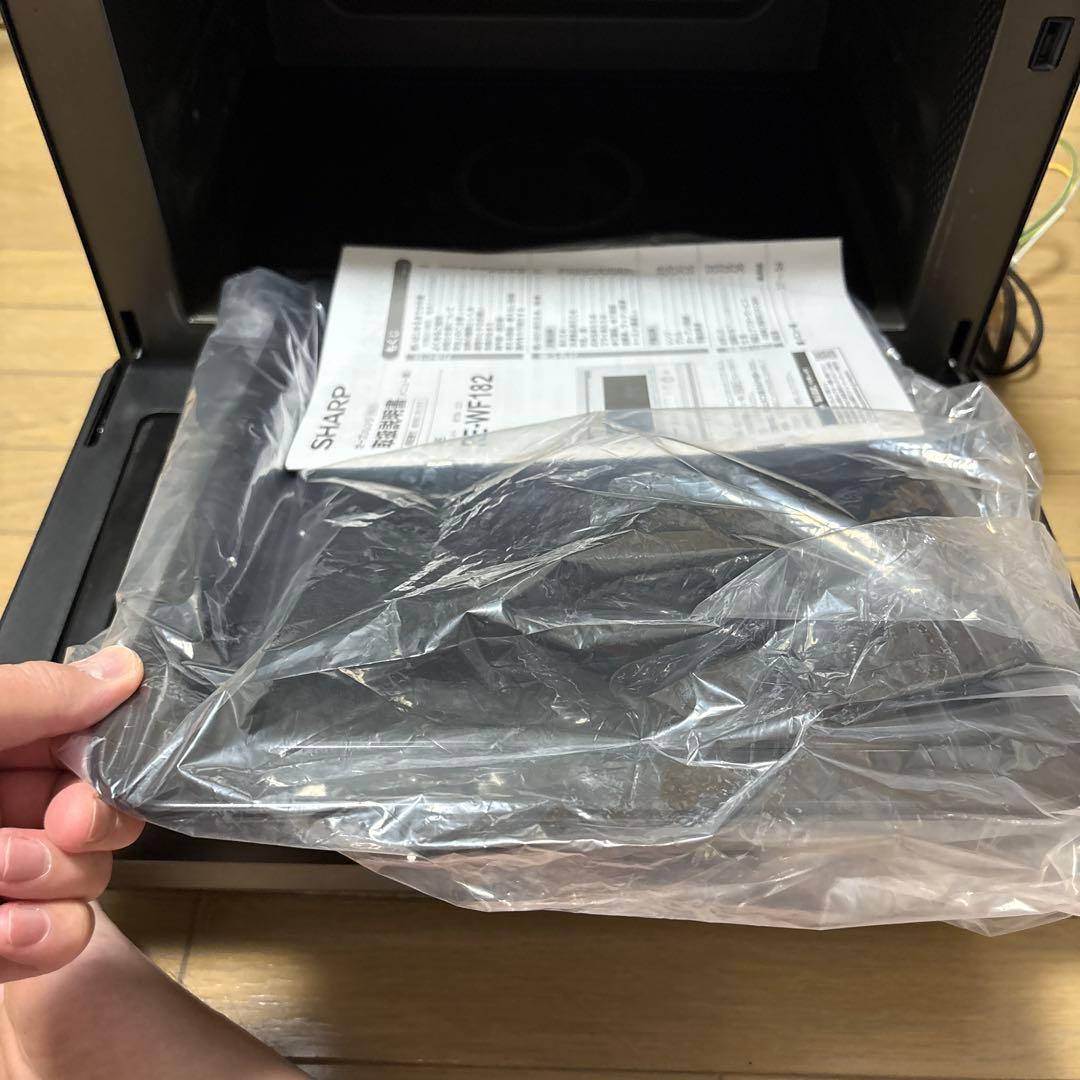 SHARP オーブンレンジ RE-NF182-B ブラック