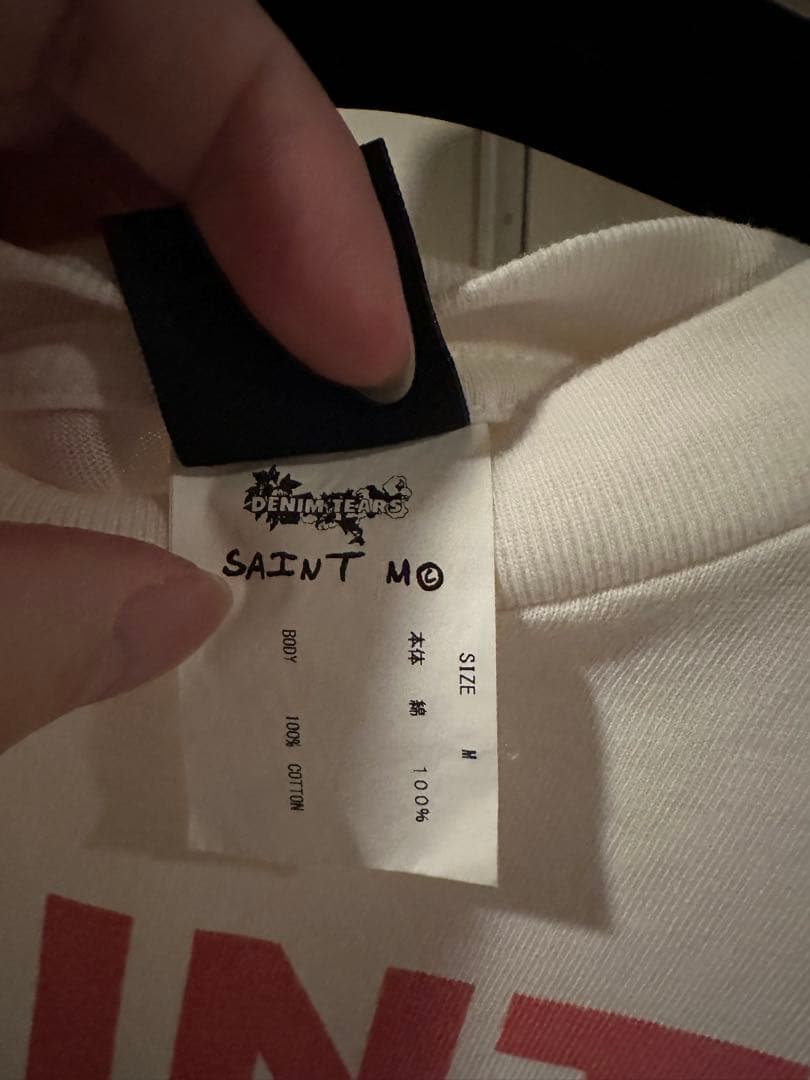 セントマイケル デニムティアーズ M Tシャツ