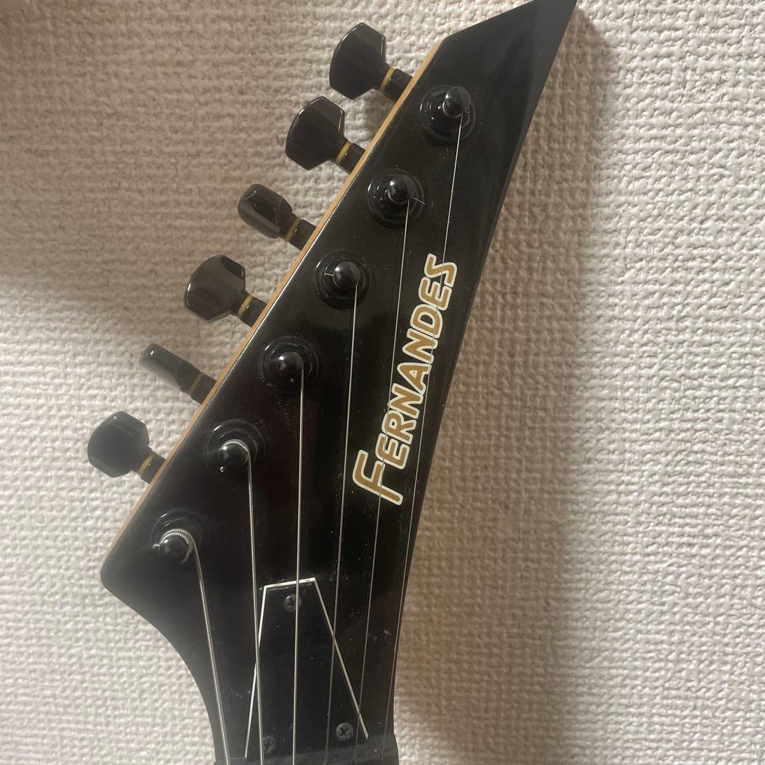 Fernandes ブラック エレキギター 24フレット