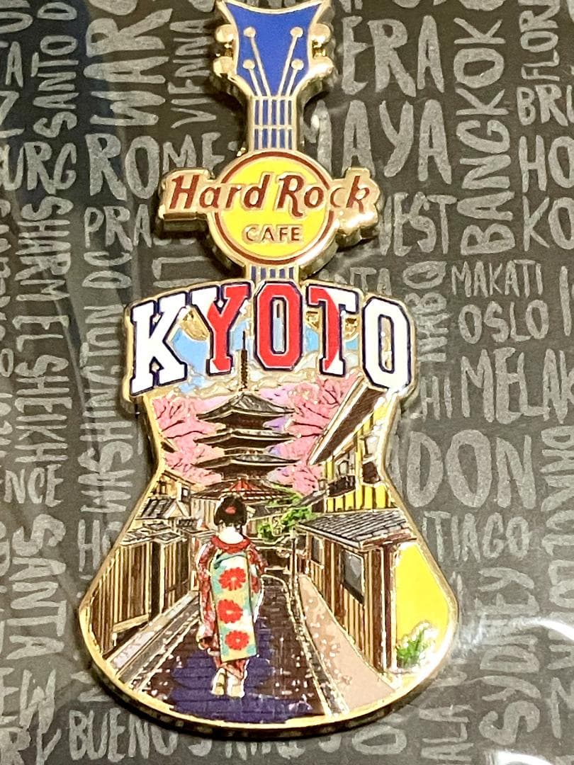 値下☆祇園京都♥オープニング・ピン☆ブラック等5点セット【花街・舞妓】ギター