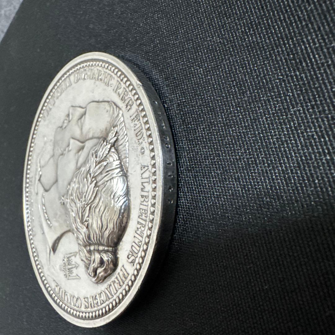 太*郎様 銀製・1851年イギリス ロンドン万博 銀メダル212g