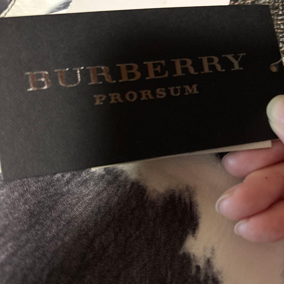 バーバリープローサム　BURBERRY シープスキンタイトスカート　36サイズ