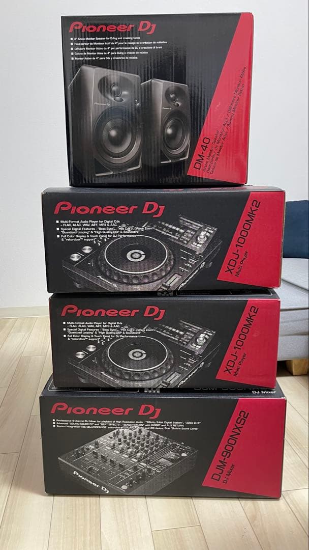 DJ機材　DJM-900NXS2 XDJ1000mk2 １９年製