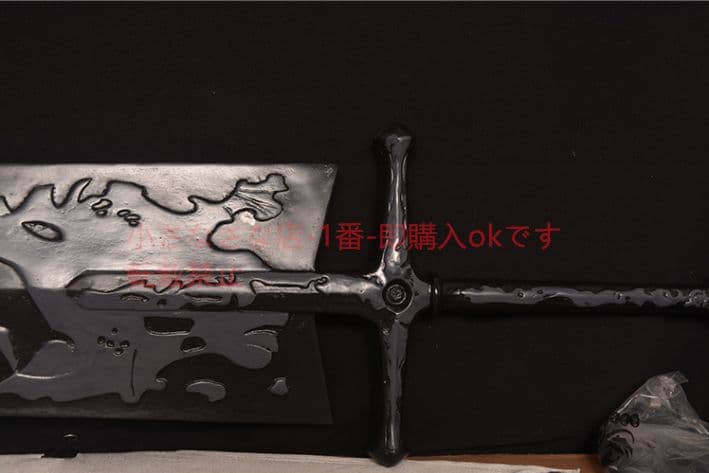 断魔の剣   古兵器 武具 模造刀·模擬刀 Cosplay  黒い五葉草