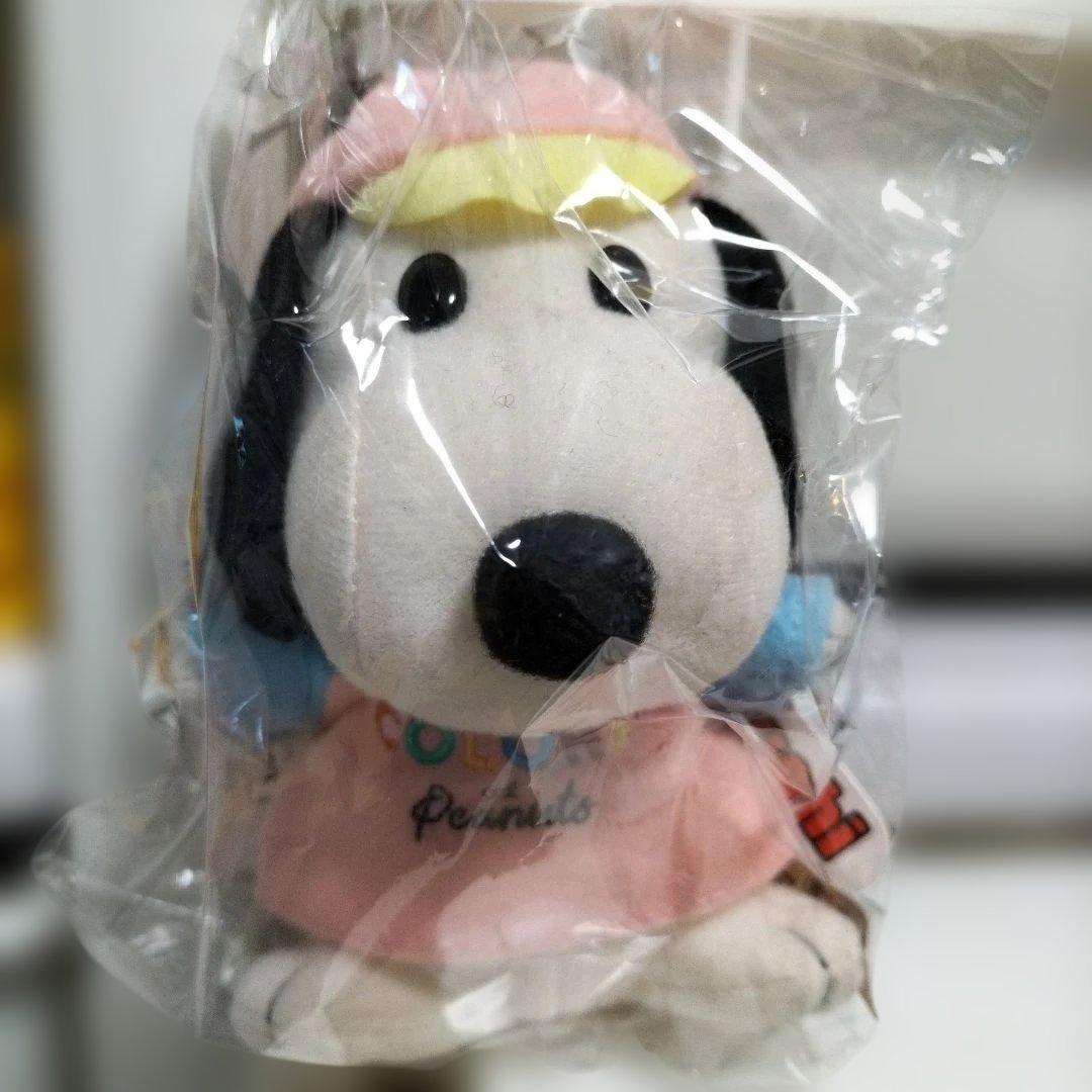 スヌーピーレトロンズぬいぐるみ　COLORS　冬バージョン　2個セットP