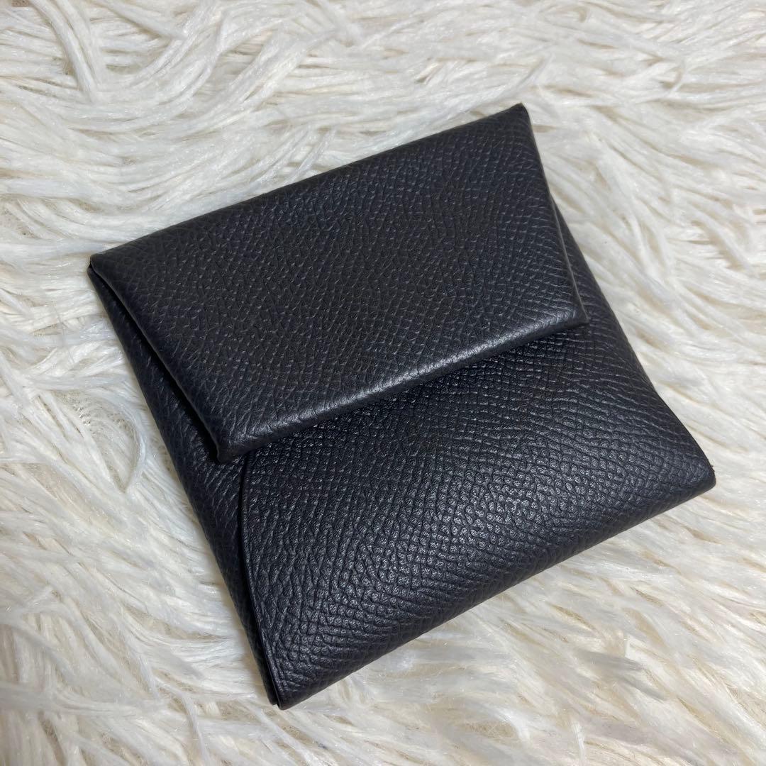 【美品】 HERMES バスティア ケース ダークブラウン