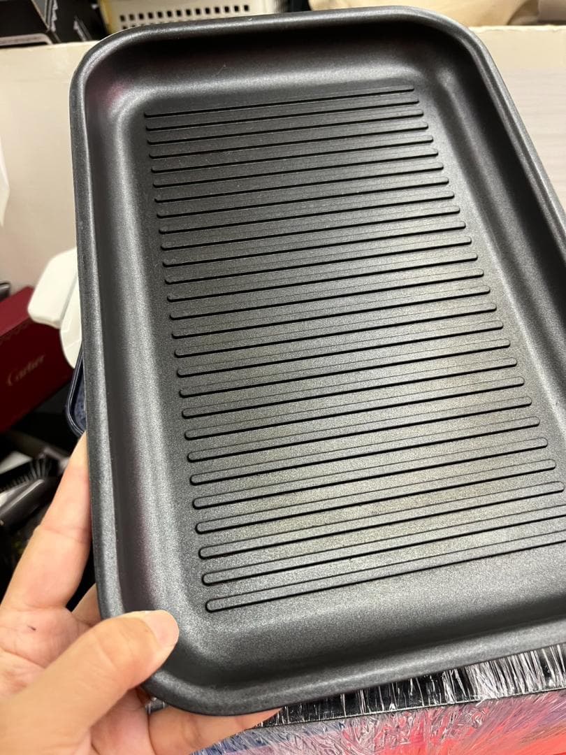 ★美品★BRUNO　コンパクトホットプレート　グリルプレート　セラミックコート鍋