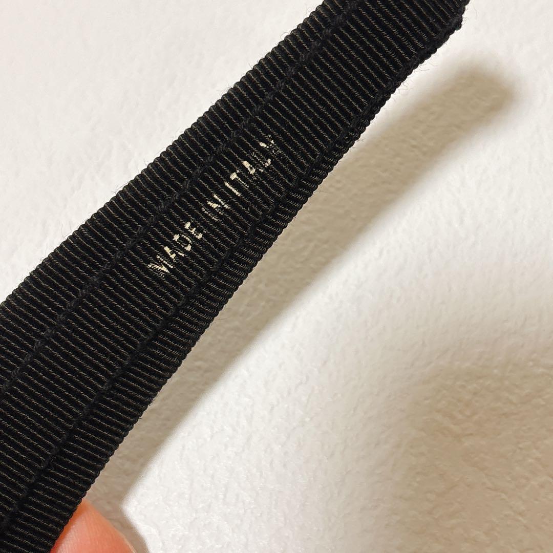 美品✨フェラガモ ヴァラリボン カチューシャ ビジュ ストーン ブラック