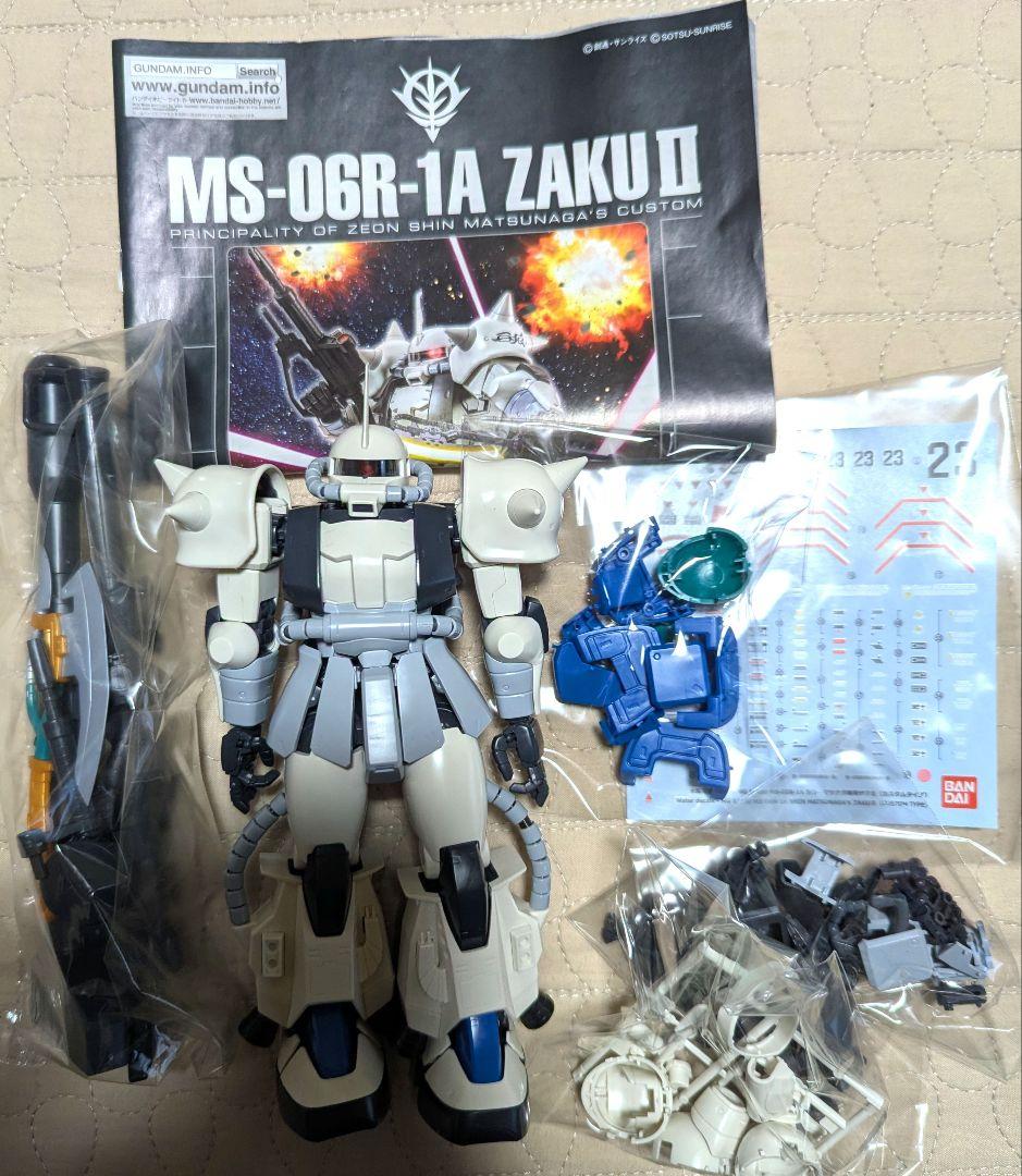 MG 1/100 シンマツナガ専用ザクII(カスタムタイプ)　完成品