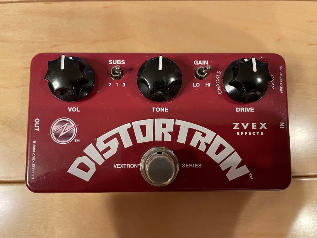 ZVEX DISTORTRON ディストーションエフェクター