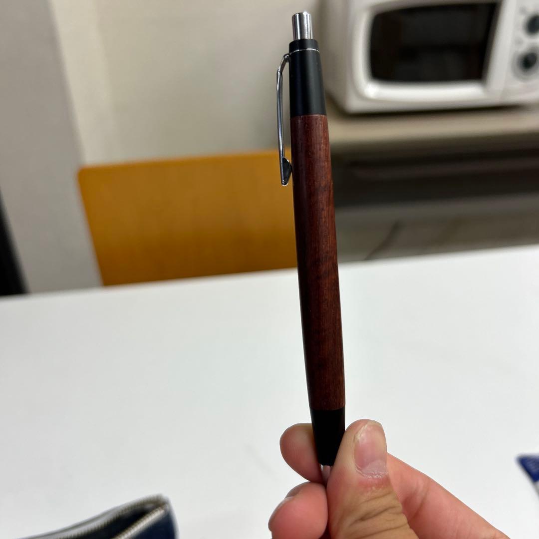 値下げ可能！！野原工芸　本花梨虎杢　希少　新型シャーペン