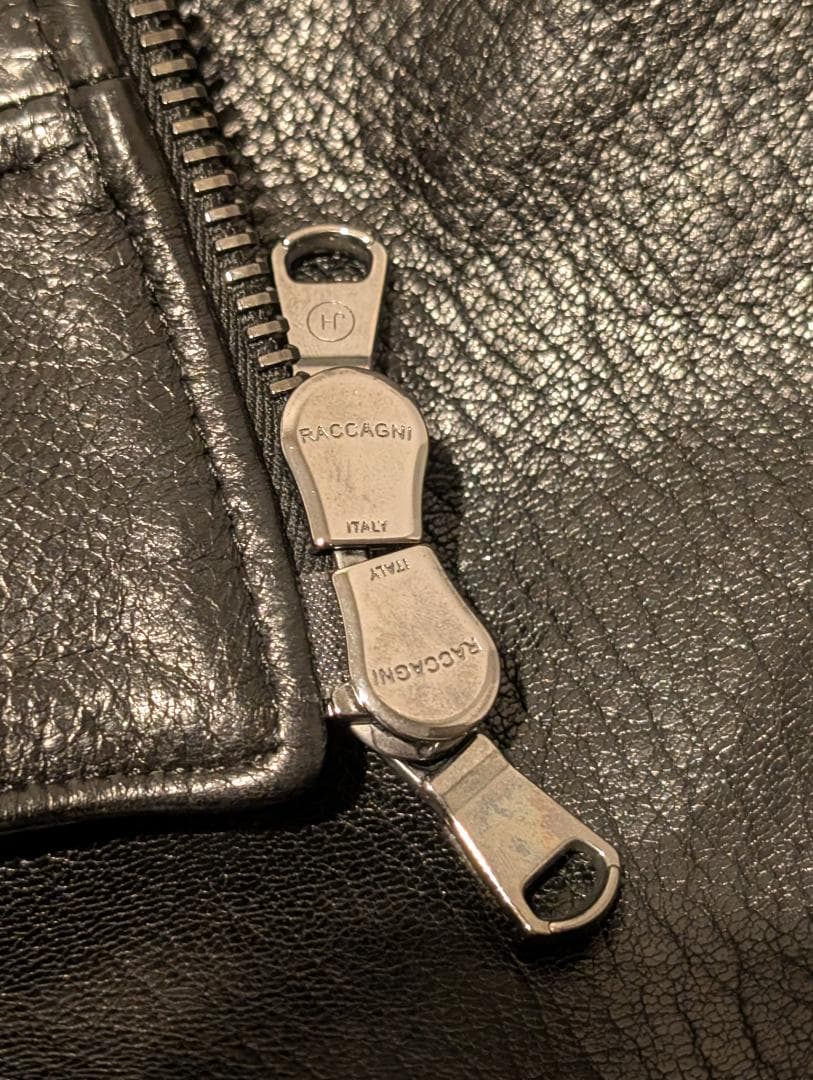 定価18万 junhashimoto ディアスキン インナー ライダース 鹿革