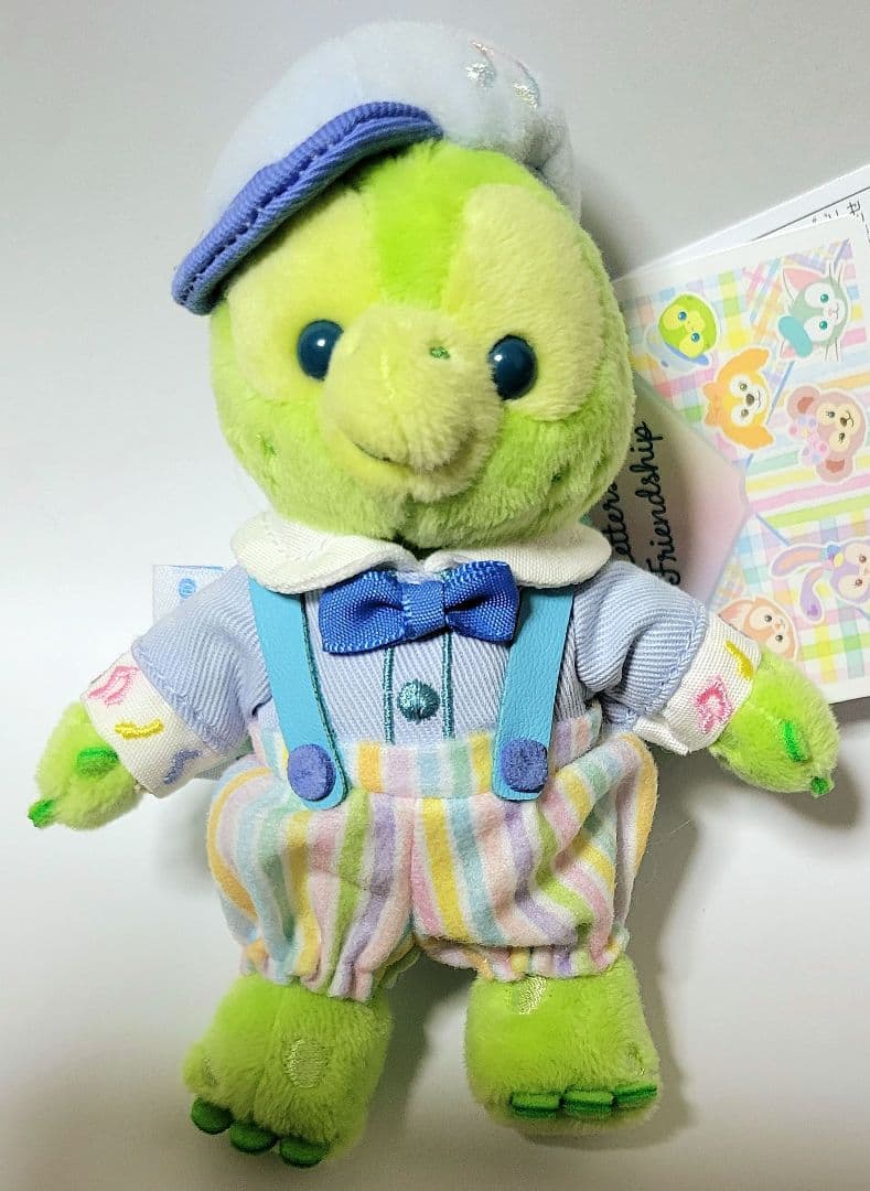 ぬいぐるみバッジ　７種　ダッフィーのハートフェルトレターズオブフレンドシップ