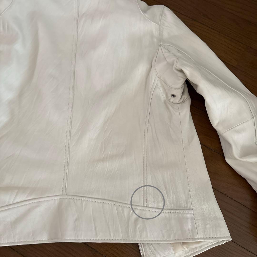 【希少✨】オールド ユニクロ 本革 ラムレザー シングルライダース ジャケット