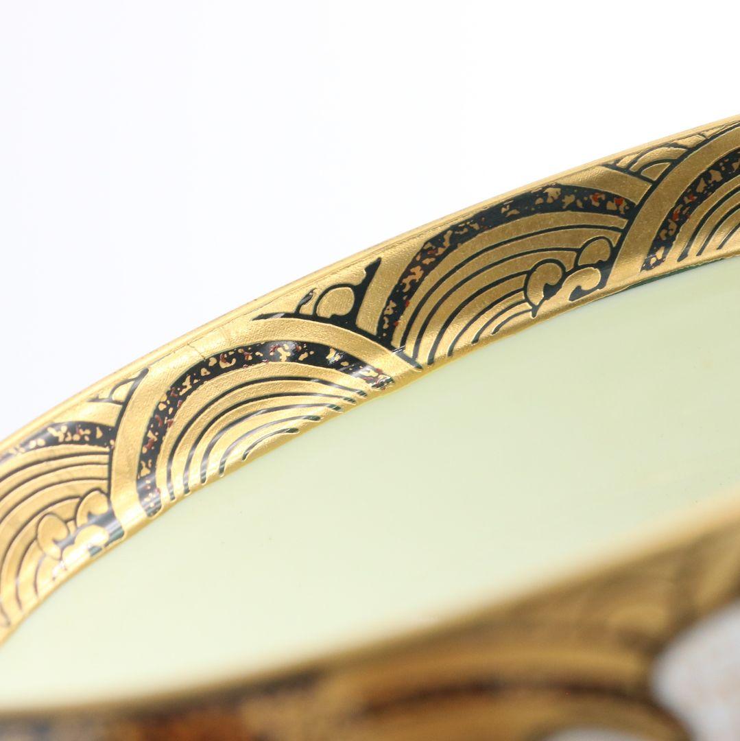 有田焼 幸楽窯 錦蒔絵おしどり 蓋物 十客 蓋茶碗 飯碗 鴛鴦　N459　DK1