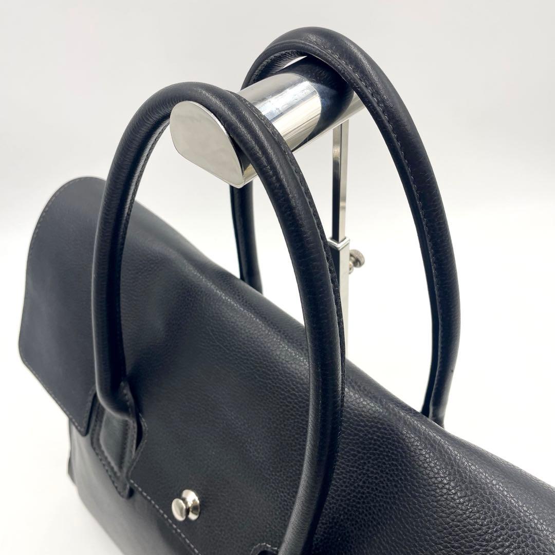 極美品✨ソメスサドル　グスト　ビジネスバッグ　トートバッグ　黒　本革　皇室御用達